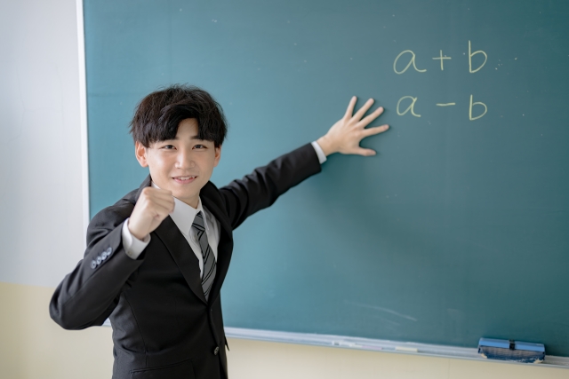 意気込む男の子