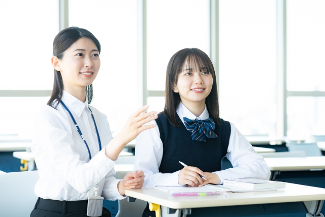 生徒と先生