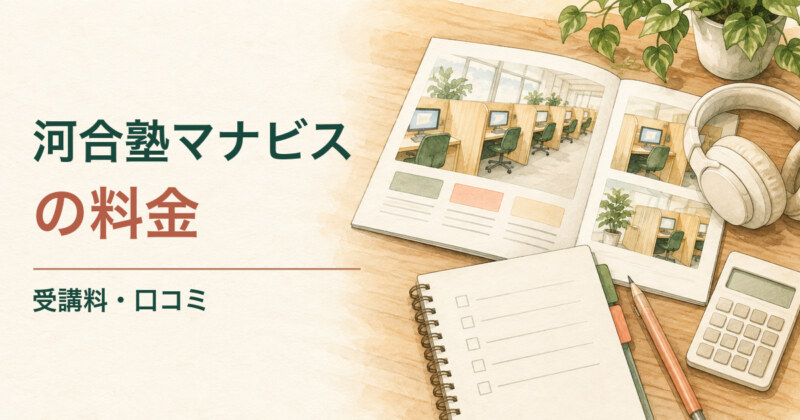 河合塾マナビスの料金 受講料・口コミ