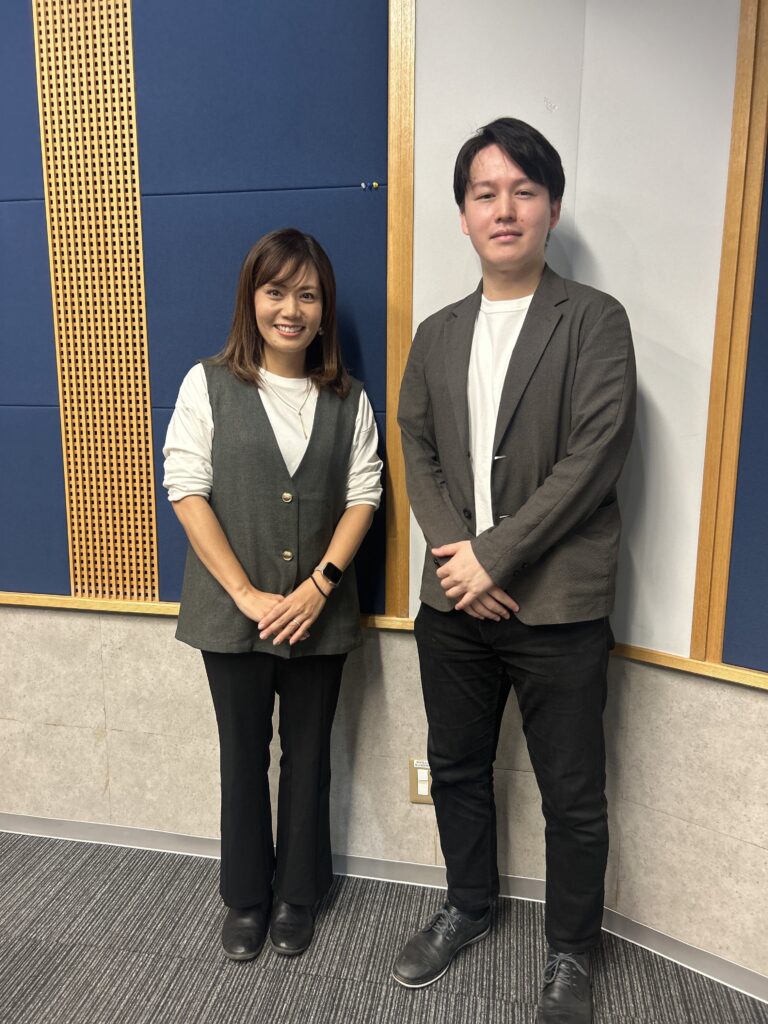 弊社桑久保皓大が、DateFM（77.1MHz）の情報番組「FIVE research!」（水曜「FAMILY research」コーナー）に生出演いたしました。